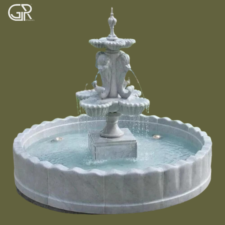 Marble 3 Stylish Tier Water Fountain