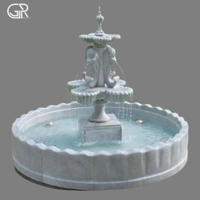Marble 3 Stylish Tier Water Fountain