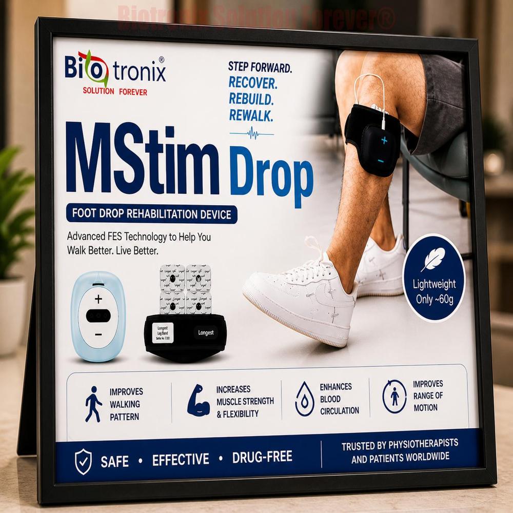 Foot Drop Correction Stimulator for Stroke and Nerve Injury Recovery
