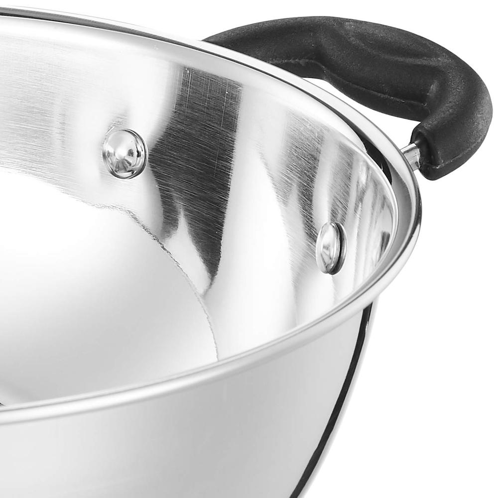 Mofna Stainless Steel Kadai 5 Liter