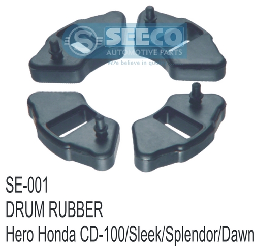Heat And Abrasion Resistant And High In Strength Drum Rubber
