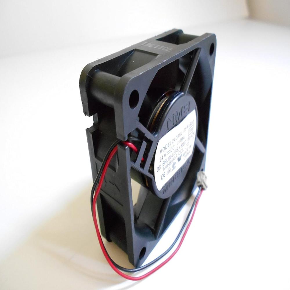 NMB-MAT 2408NL-05W-B50 24V DC 0.09A 6020mm Ball Bearing Industrial Inverter Axial Cooling Fan