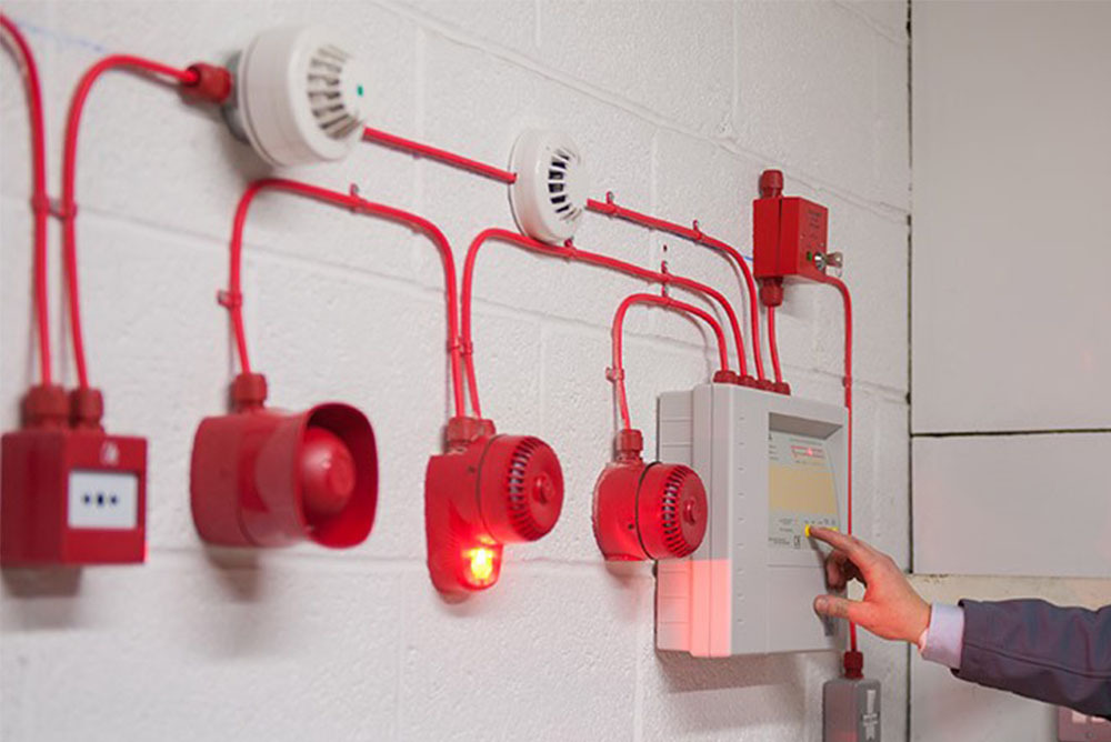Fire Alarm System With Installation Or Maintenance Service