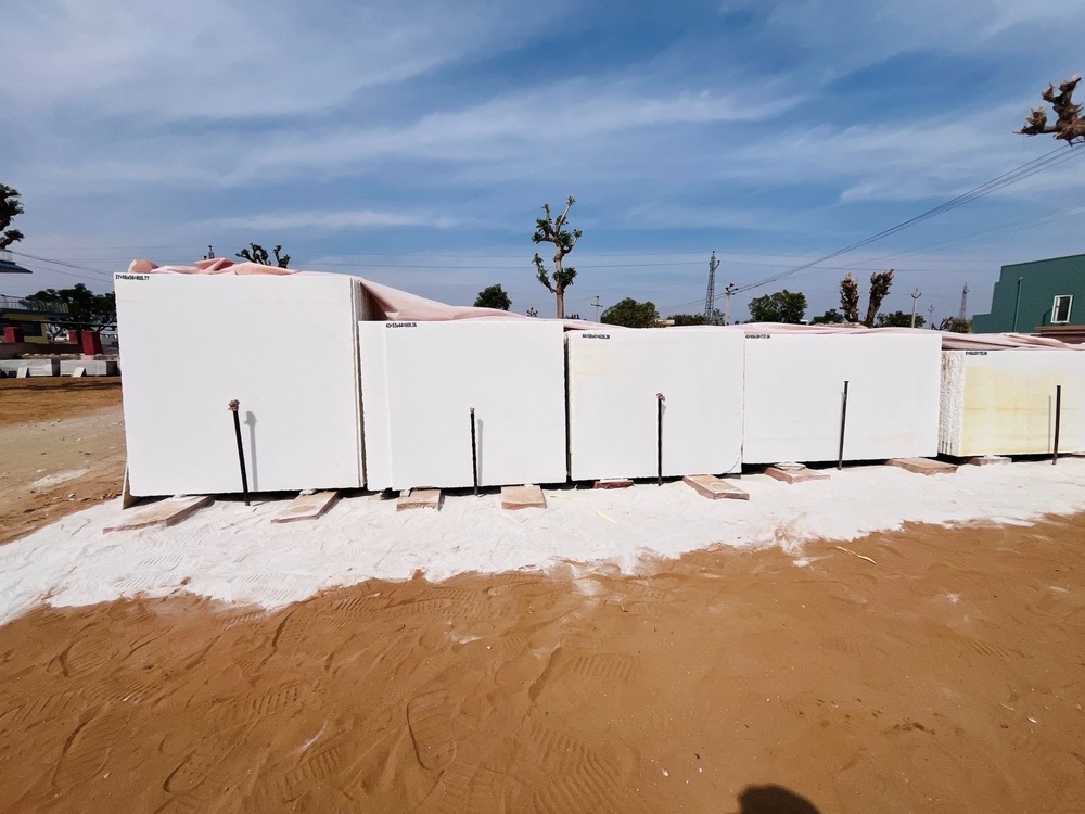 Makrana white Marble slabs