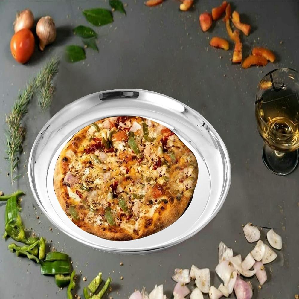 Mofna Stainless Steel 6 Dinner plate 