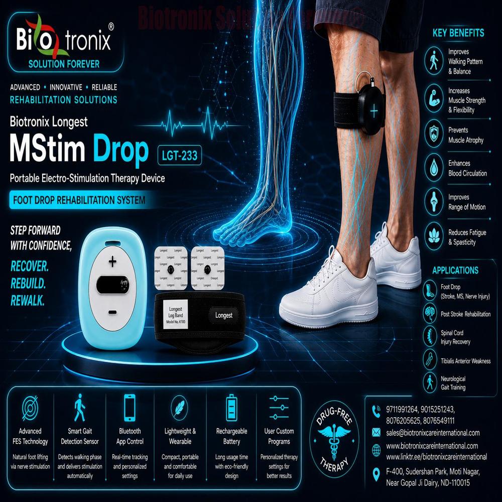 Advanced Foot Drop Recovery Device for Mobility Rehabilitation