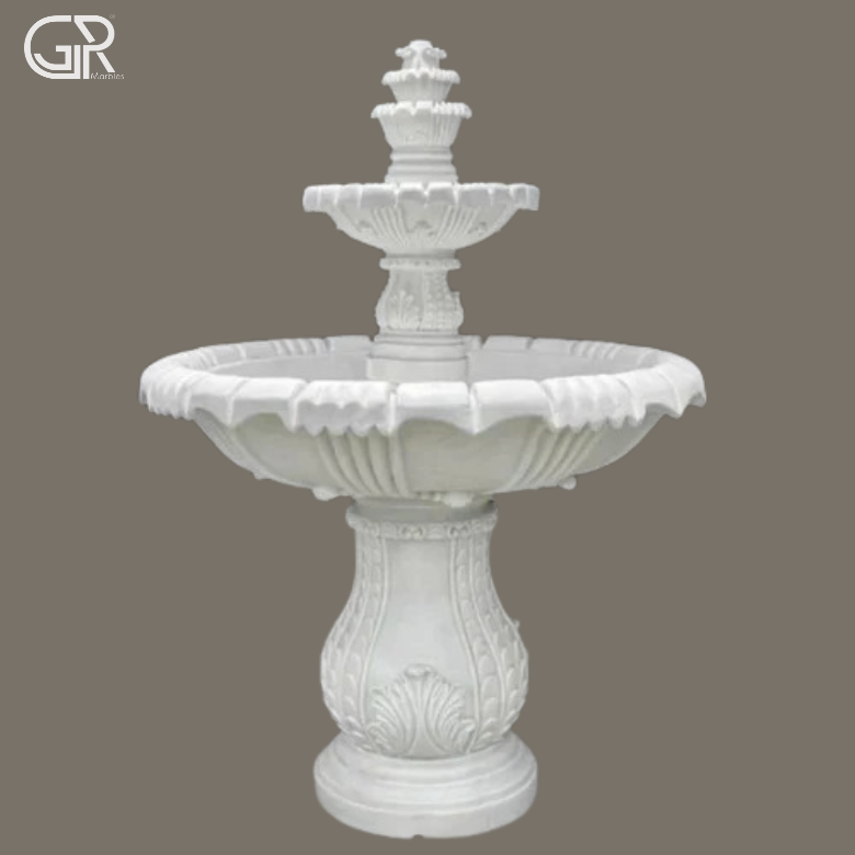 Makrana White Fountain