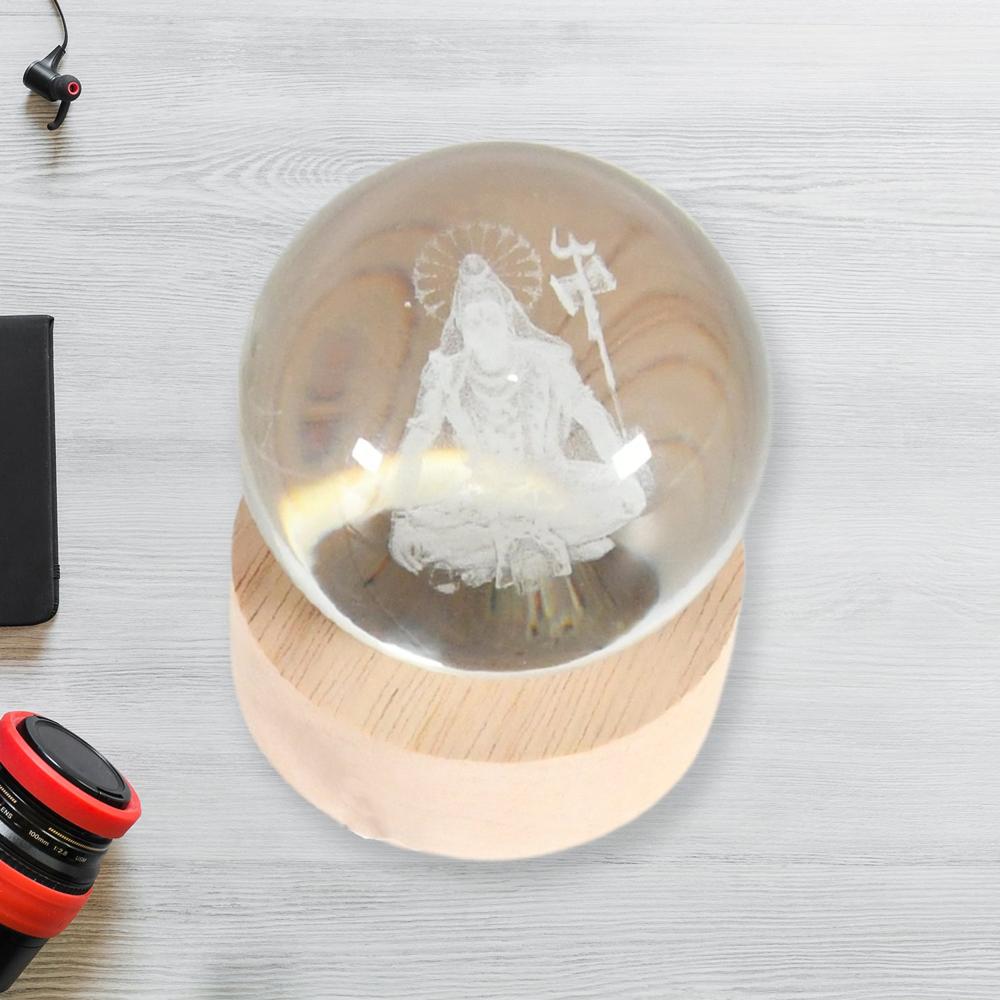 3D Crystal Ball lamps for Bedroom 3D Lamps for Home Decoration 3D Crystal Ball Night Light Gifts for Women Gifts for Men Room Decor Items for Bedroom for Friend and Family(1 Pc)