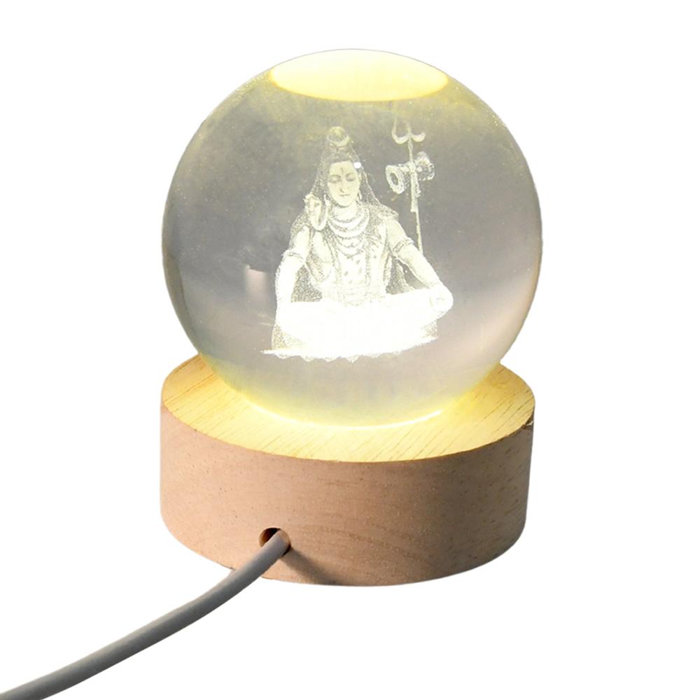 3D Crystal Ball lamps for Bedroom 3D Lamps for Home Decoration 3D Crystal Ball Night Light Gifts for Women Gifts for Men Room Decor Items for Bedroom for Friend and Family(1 Pc)