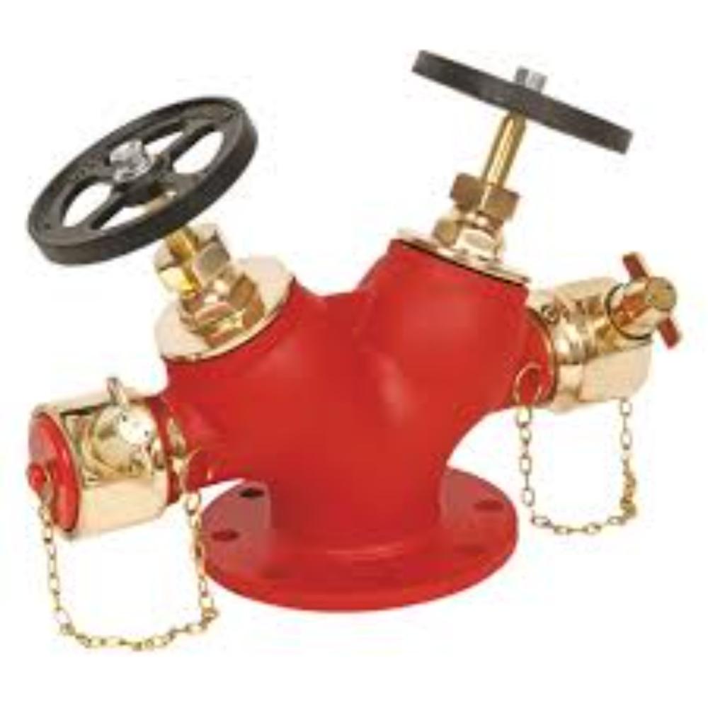 Double Fire Hydrant Valve - Color: Red