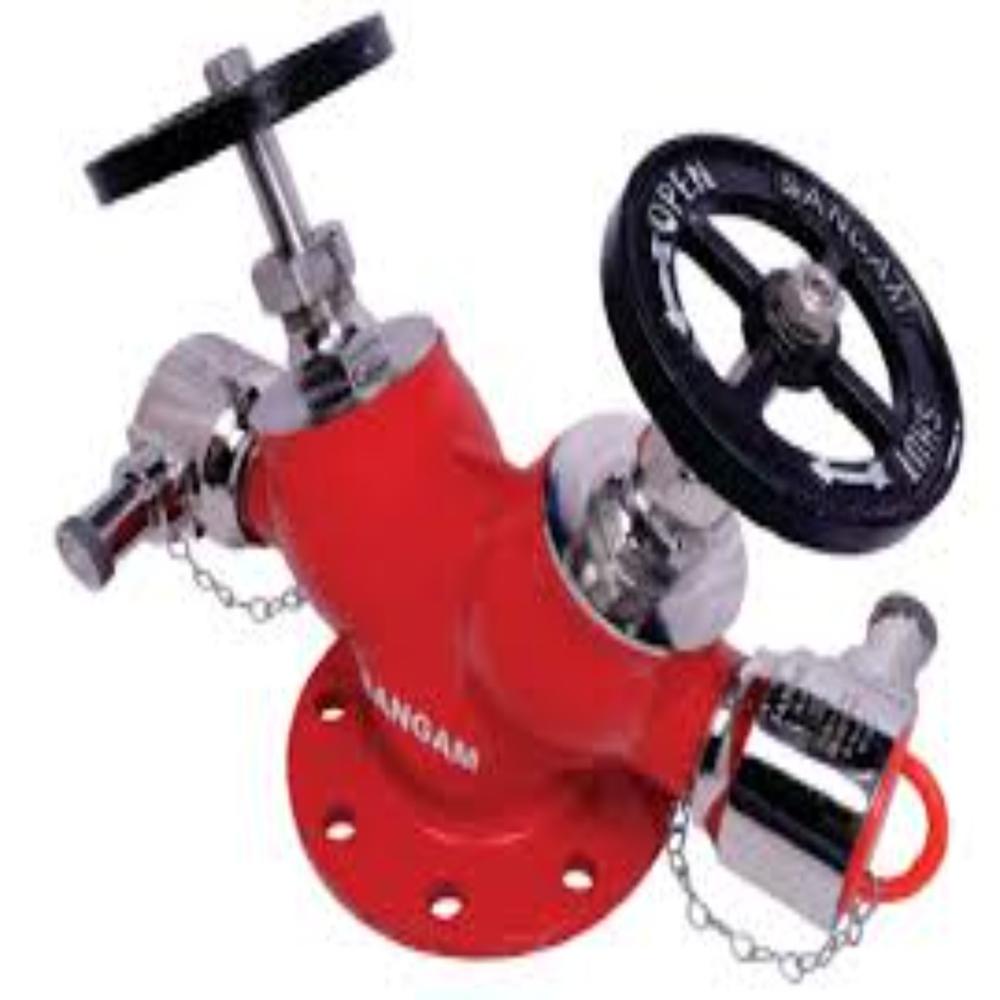 Double Fire Hydrant Valve - Color: Red