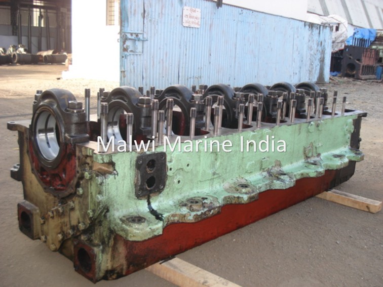 Yanmar - 6S185L - 6S165L - Bedplate - Cylinder Block - Application: Marine