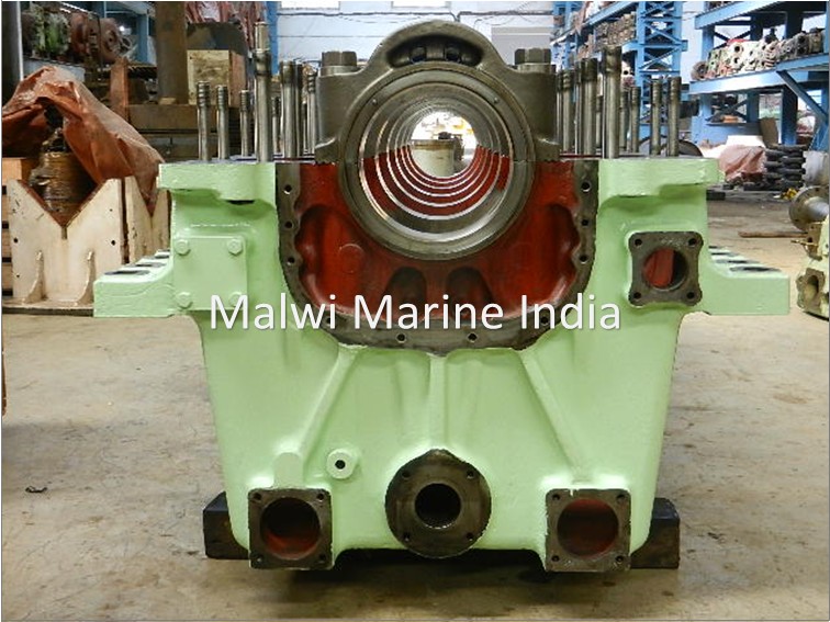 YANMAR - 6T260L - 6T240L - 6T220L - बेडप्लेट - सिलेंडर ब्लॉक