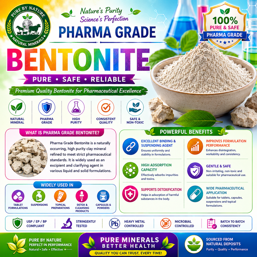 Pharma Grade Bentonite Powder
