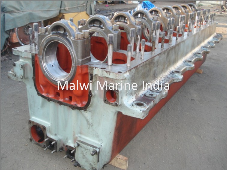 YANMAR - 8Z280L - 6Z280L - BEDPLATE - CYLINDER BLOCK