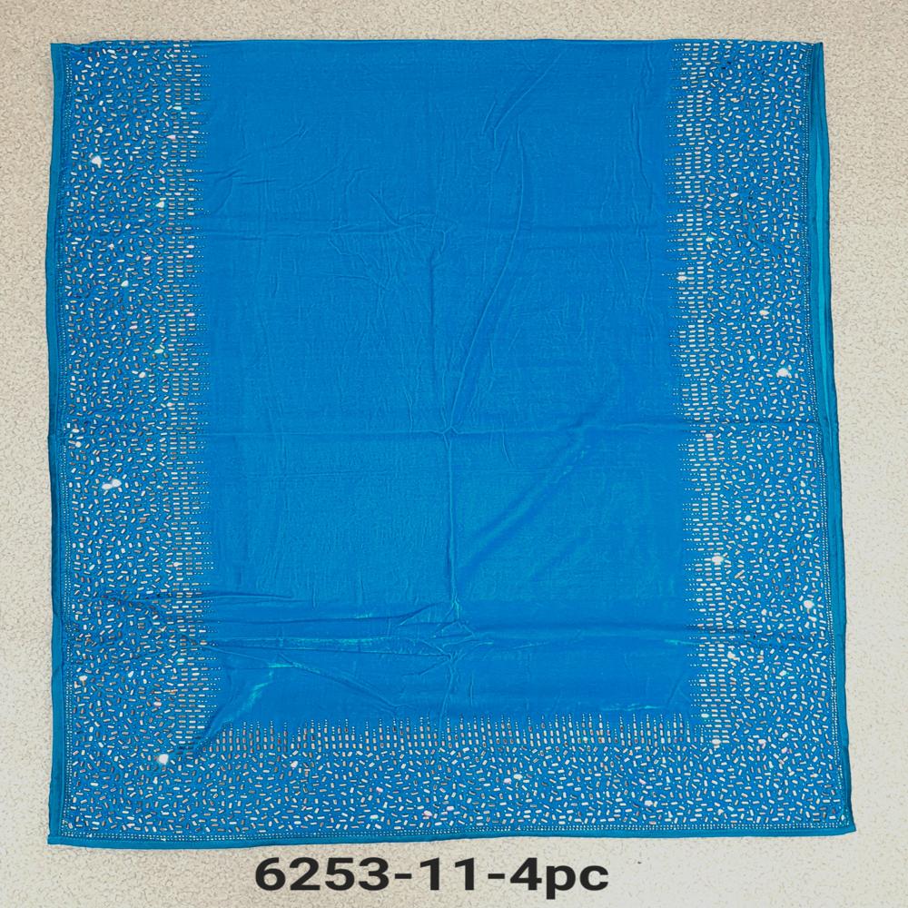Velvet 4 Side Mirror Border Work Stoles