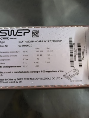 Brazed Phe - Structure: Plate Heat Exchanger