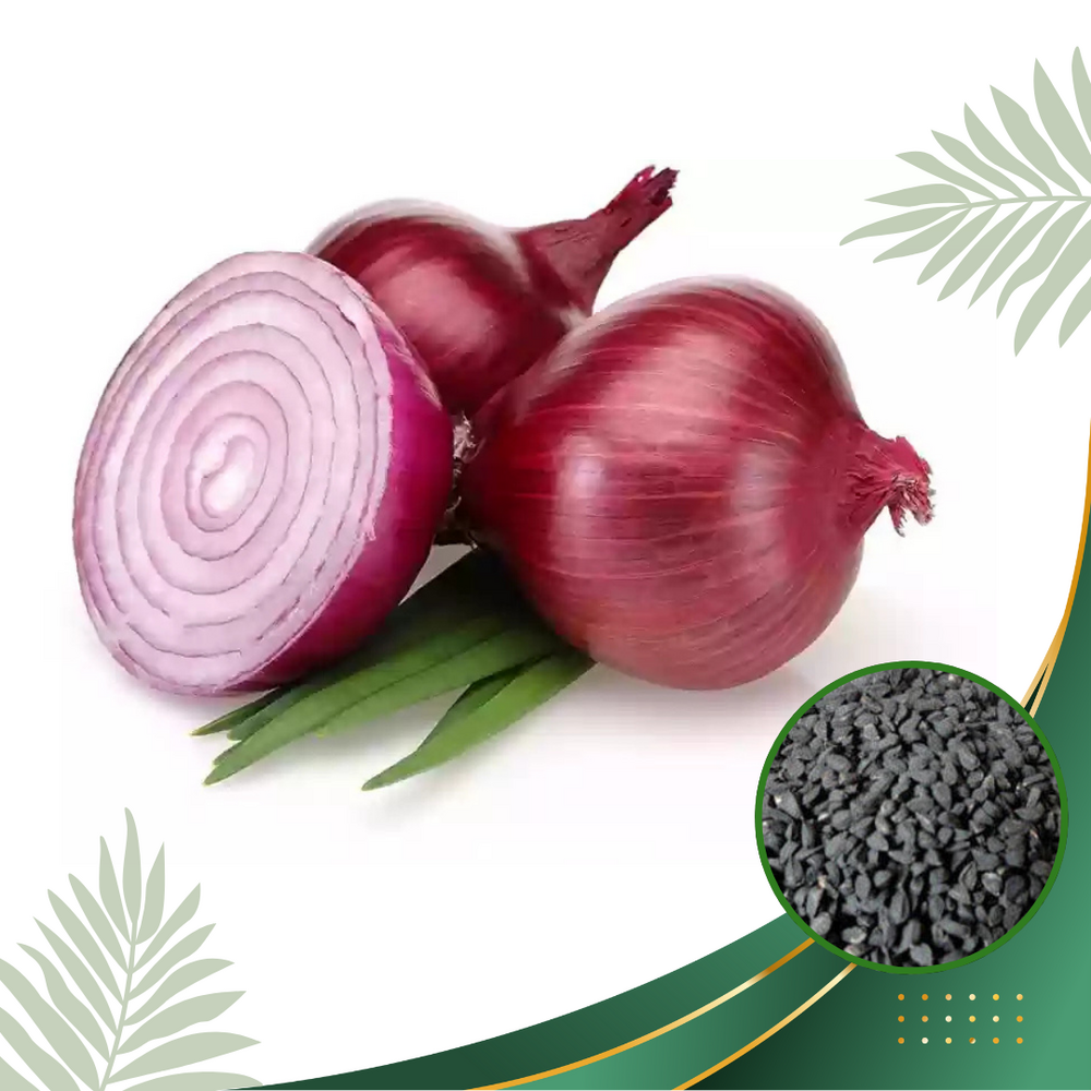 Onion Seeds - Sun Dried, Black Color, 99% Purity, 85% Germination | Medium Disease Resistance, Direct Sowing, 1 Year Shelf Life