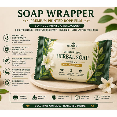 Soap Wrapper Printed BOPP Film
