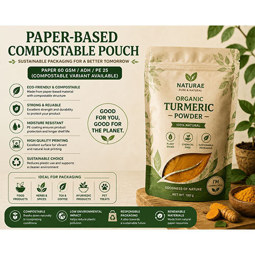 Paper Based Compostable Pouch
