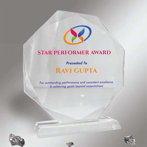 WG-7426 Crystal Glass Trophy