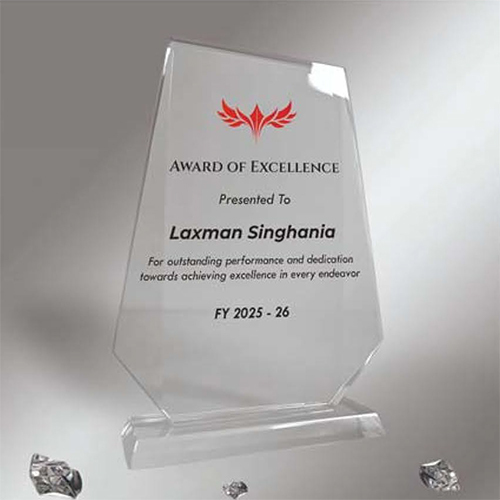 WG-7425 Crystal Glass Trophy