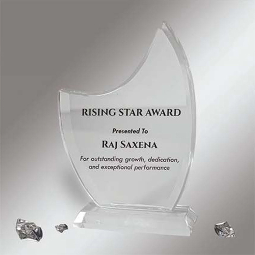 WG-7424 Crystal Glass Trophy