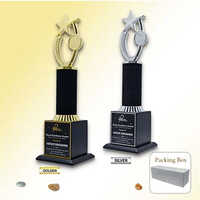WM-9265 Wood And Metal Trophy