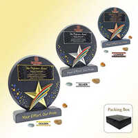 WM-9262 Wood And Metal Trophy