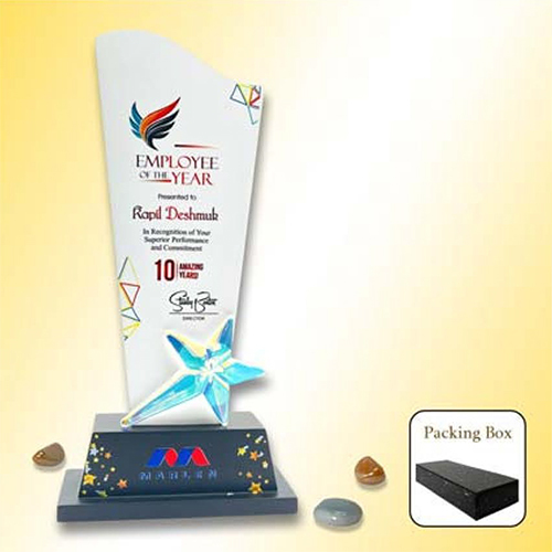 WM-9260 Wood And Metal Trophy