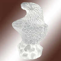 CAT 242 Crystal Eagle Showpiece
