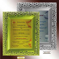 MAT 649 Metal Plate Trophy