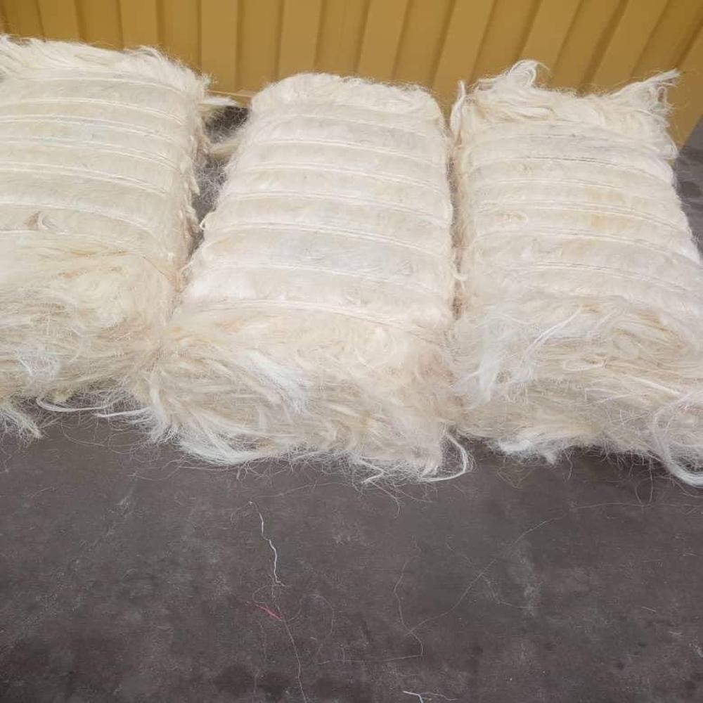 Sisal Fiber Bleached White 100% Natural