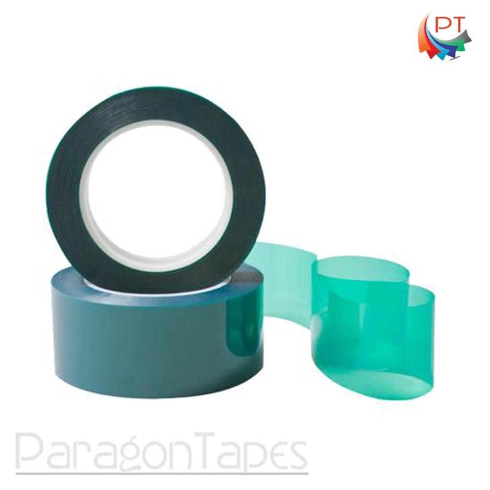 Heat Proof Green Polyester Tape for Powder Coating and Electroplating