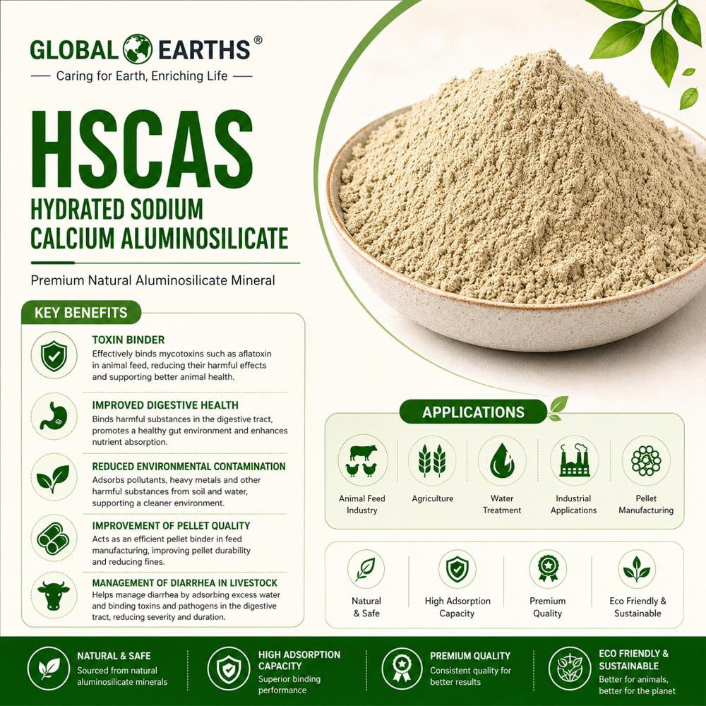 HSCAS Bentonite Clay Powder