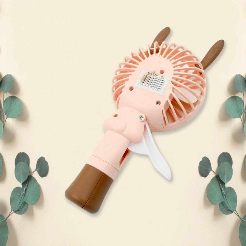 Portable Small Fan Handheld Without Battery & USB Cable Hand Press Fan (1 Pc)