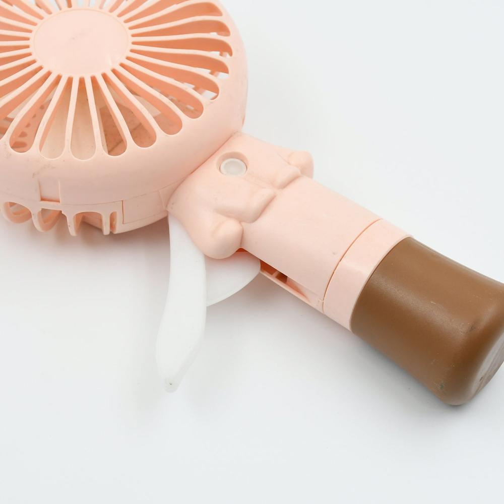 Portable Small Fan Handheld Without Battery & USB Cable Hand Press Fan (1 Pc)