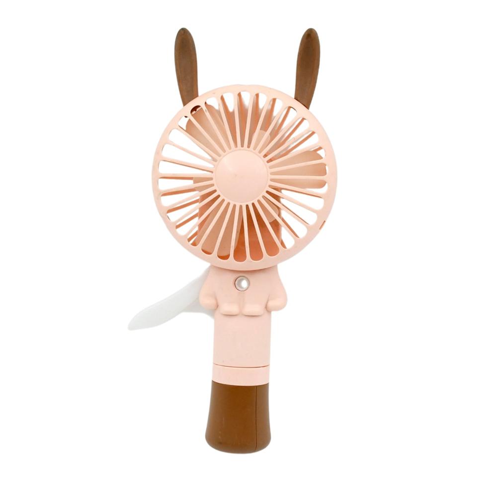 Portable Small Fan Handheld Without Battery & USB Cable Hand Press Fan (1 Pc)