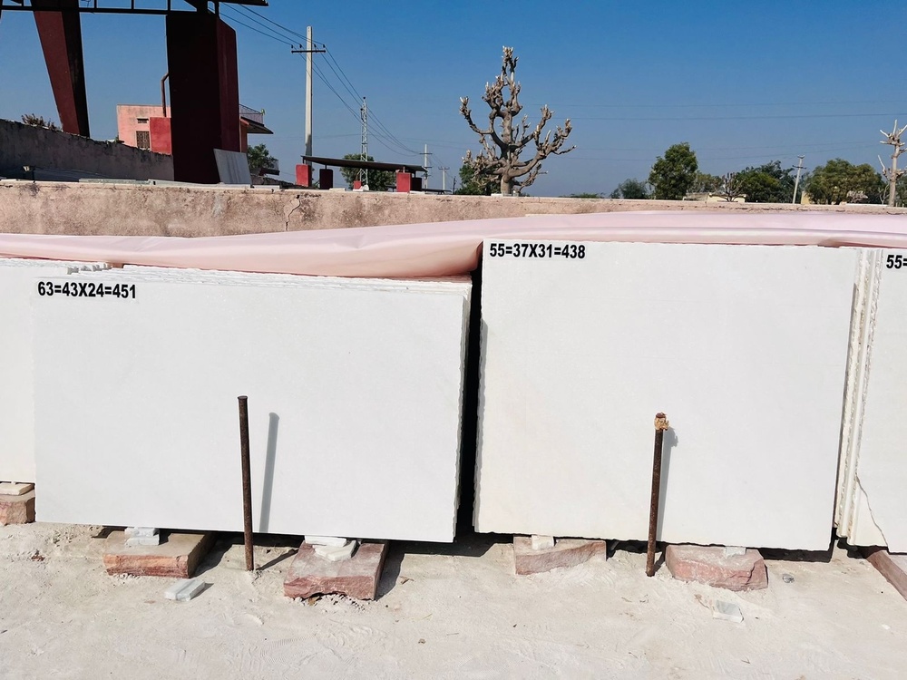 Makrana white Marble slabs