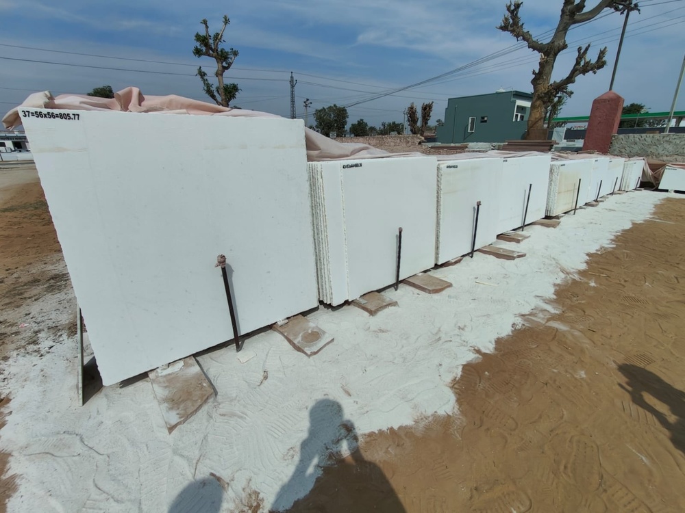 Makrana white Marble slabs