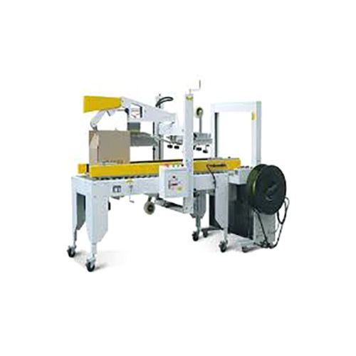 Automatic Strapping Cum Taping Machine