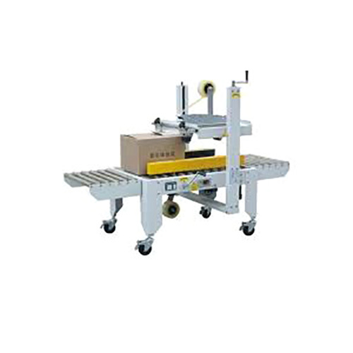Carton Taping Machine With Top And Bottom Drive