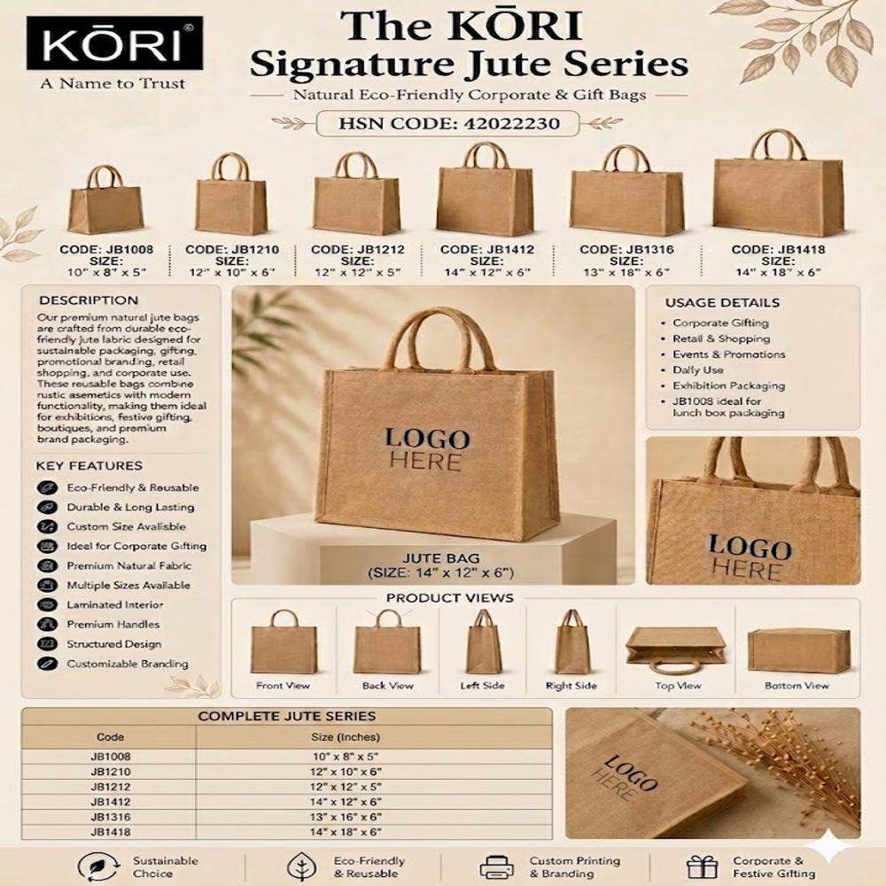 KORI Eco Max Grande Jute bag(JB1316)