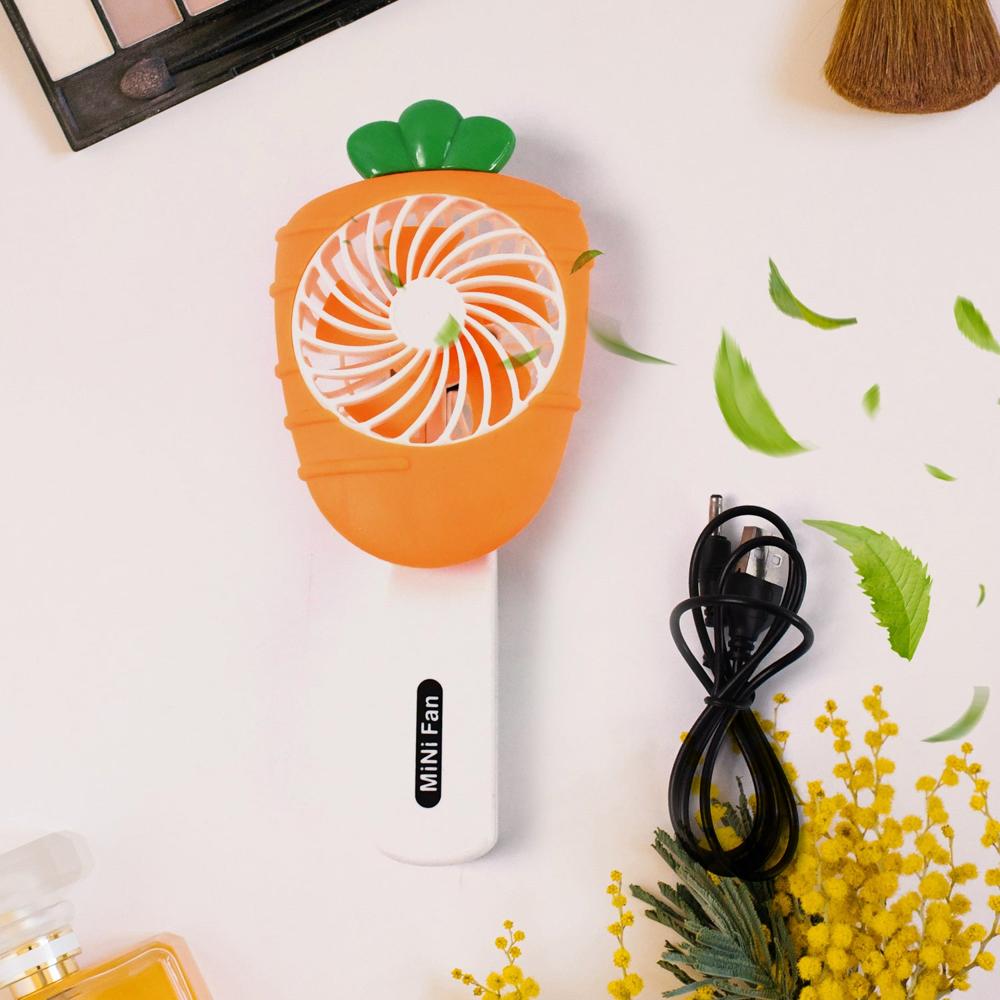 Usb Operated Handheld Mini Fan ( Mix Colour) - Material: Plastic
