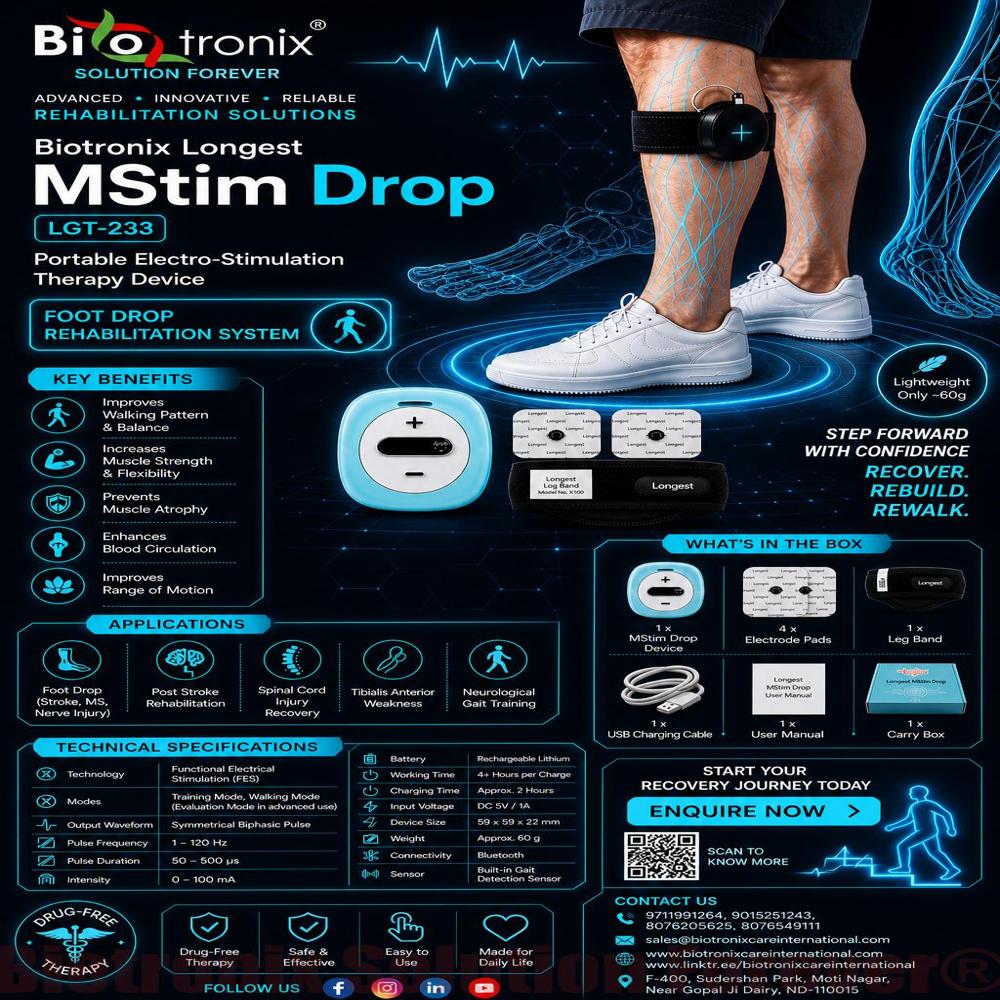 Foot Drop Walking Trainer with Functional Electrical Stimulation
