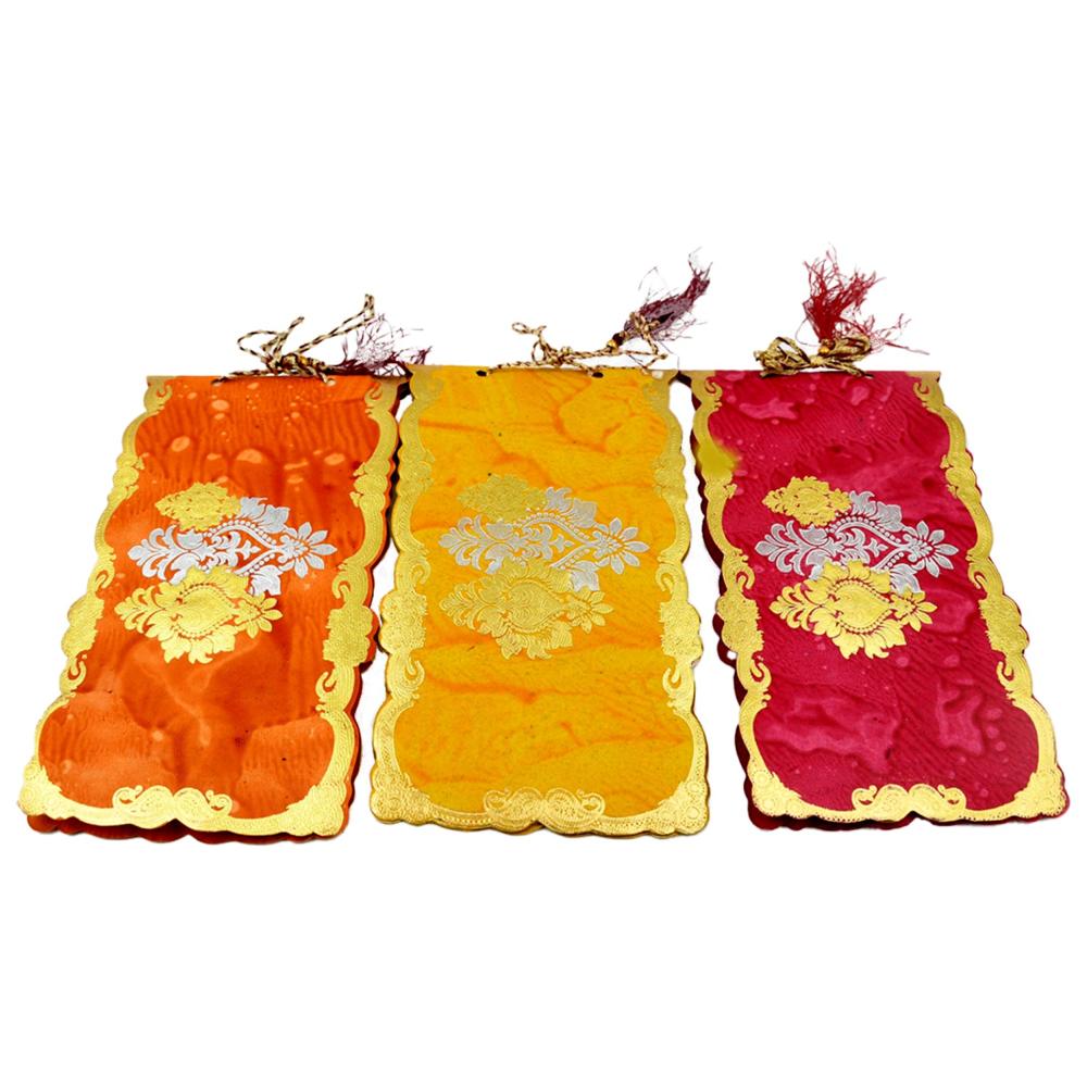 Wedding Money Gift Envelopes Multicolor Shagun Pack (5 Pcs Set)