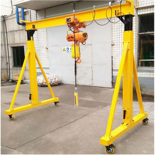 1 Ton 3 Ton Small Hand Push Remote Control Gantry Crane