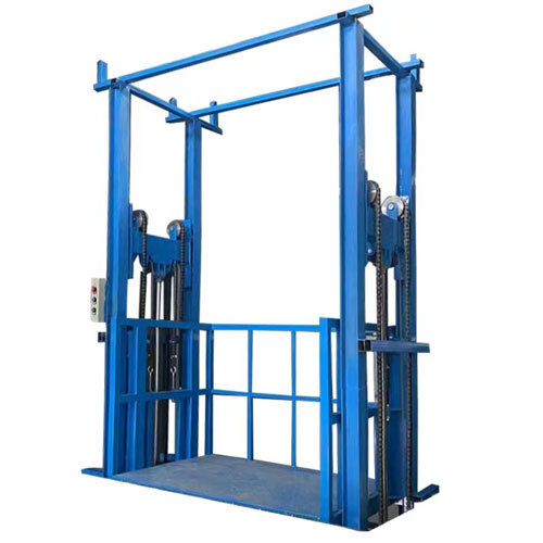 Guide Rail Type Hydraulic Cargo Freight Elevator Lift Platform