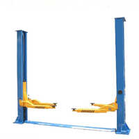 5ton Base Plate Two Post Car Hoist From China Oem - High Strength Steel, 2824mm Post Height | Automatic Locking, Double Hydraulic Cylinders, Telescopic Arms