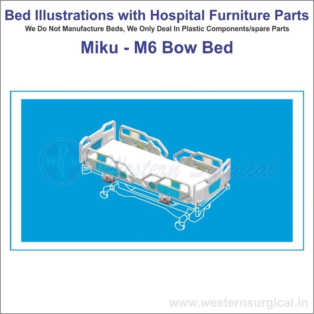Miku - M6 Bow Bed - Application: Hospital & Intensive Care Unit